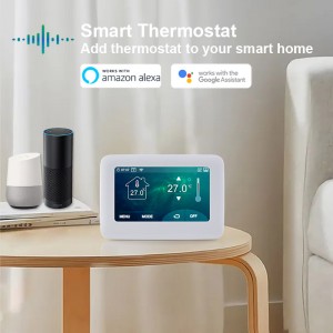 4,3-Zoll-Color-Touch-WLAN-Thermostat für Fußbodenheizung