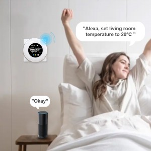 Pokojový termostat podlahového vytápění Wifi Alexa
