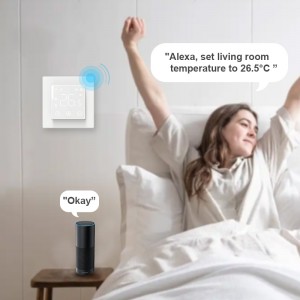 Digitale programmathermostaat met Schneider-frame
