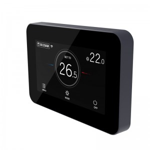 Digital Thermostat, Touch Screen Electric Programmable Heating Thermostat, Digital LCD Display Remote Control Thermostat Temperature Controller