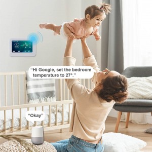 4,3-inch Color Touch Wifi-thermostaat voor vloerverwarmingssysteem