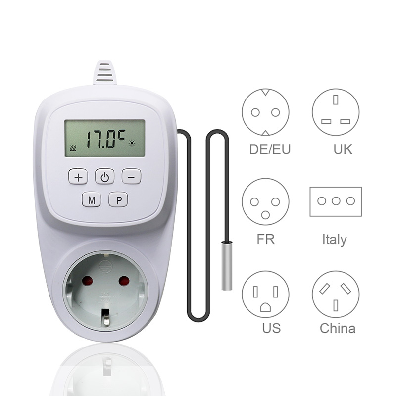 Program WIFI Plug Thermostat with External Temperature Sensor NTC Featured Image