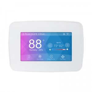 US standaard huishoudelijke 24V warmtepomp thermostaat Tuya WiFi radiator programmeerbare vloerverwarming Touch Lcd-scherm: