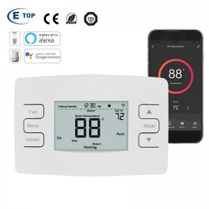 Amerikaanse standaard huishoudelijke 24V warmtepomp thermostaat Tuya WiFi radiator programmeerbare vloerverwarming