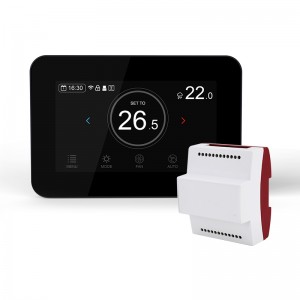 4,3 Zoll bunter 0-10 V modulierender FCU-Thermostat für Ventil- oder Gebläsekonvektorsteuerung