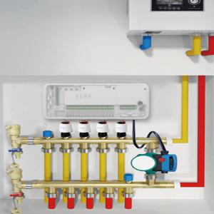 CE ROHS godkendt vand gulvvarme termostat 8 Zone Wireless Wiring Center