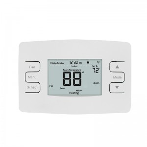 Thermostat de pompe à chaleur domestique standard américain 24V Tuya WiFi radiateur chauffage par le sol programmable