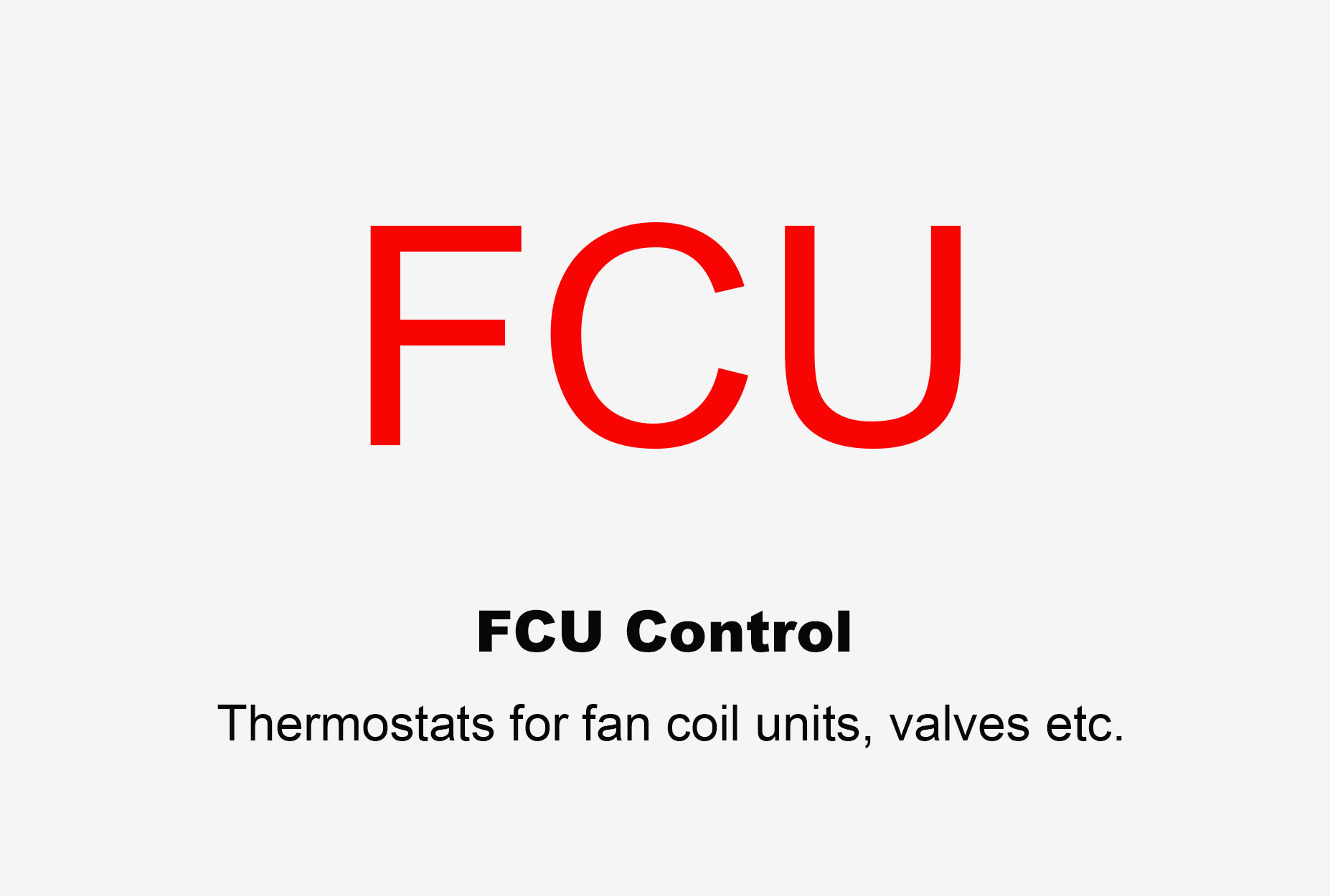FCU termostaat