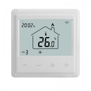 Programação de termostato de controle de aquecimento inteligente