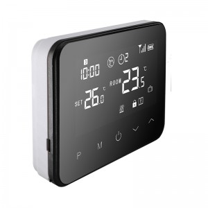 Wired Gas Boiler Thermostat with Negative LCD Screen