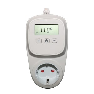 16A ikke-programmerbar plug-in varmetermostat