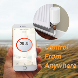 Энергосберегающий термостат tuya Zigbee с беспроводным радиаторным клапаном trv работает с amazon alexa и google home