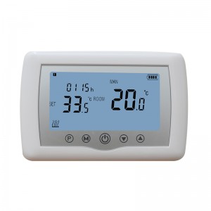 Thermostat sans fil programmable de Digital de pièce à la maison futée de Wifi pour la chaudière à gaz