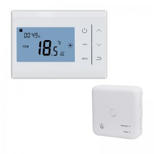 Wall Hanging Gas Boiler Programmable Wireless RF 868MHZ 433Mhz Remote Heating Thermostat