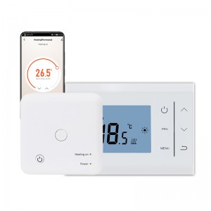 Smart Life APP Control Floor Heating Room Thermostat Wifi Wireless With RF Receiver