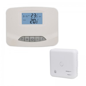 Muur - Opgehangen gasboiler Waterverwarmingssysteem Vloeren 433Mhz & 868Mhz RF draadloze kamerthermostaat