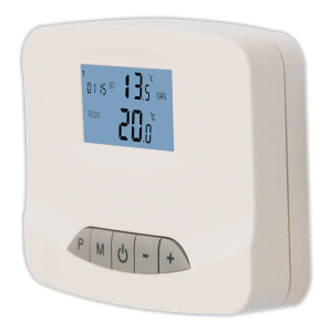 Tlačítko 220V Drátové programovatelné plynové kotle Pokojový termostat pro vytápění