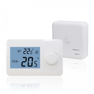 Thermostat de chaudière à gaz non programmable sans fil