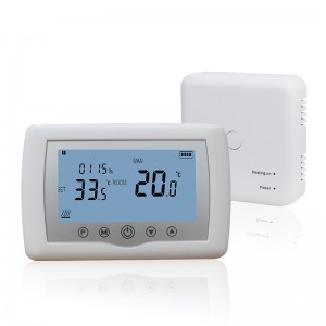 Termostato digital sem fio programável para sala de casa inteligente wi-fi para caldeira a gás