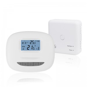 Thermostat programmable de système de chauffage de chaudière à gaz de pièce de RF sans fil de 868Mhz