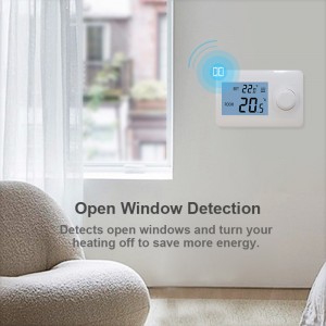Thermostat de chaudière à gaz non programmable sans fil