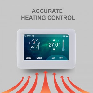 4.3” Color Touch Wifi Thermostat for Underfloor Heating System