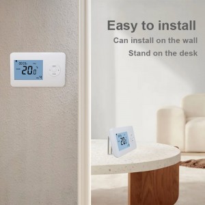 Thermostat d'ambiance sans fil pour le chauffage et la climatisation