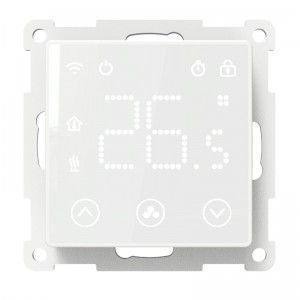 Thermostat de programme numérique avec cadre Schneider