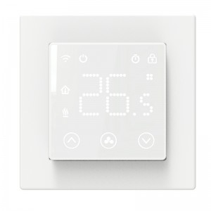 Digital Program Thermostat with Schneider Frame