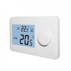 Draadloze niet-programmeerbare thermostaat op gasboiler