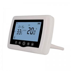 Drahtloser digitaler Raumthermostat für Gaskessel-Heizungsthermostat 10A weiße Hintergrundbeleuchtung RF-Kesselsteuerung